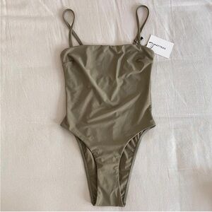 Petite Square Maillot Bathing Suit by MATTEAU